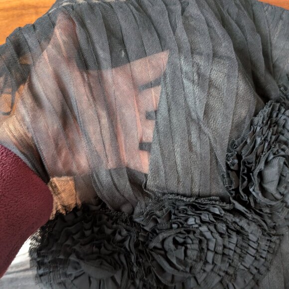 BCBGMaxazria women cocktail dress size 12 asymmetrical gossip girl Y2K party - Picture 16 of 16